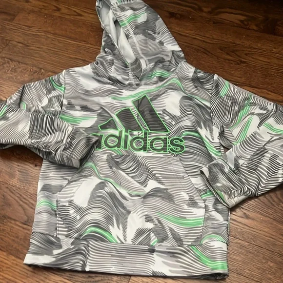 Addidas gray hoodie sweatsuit - Picture 2 of 3